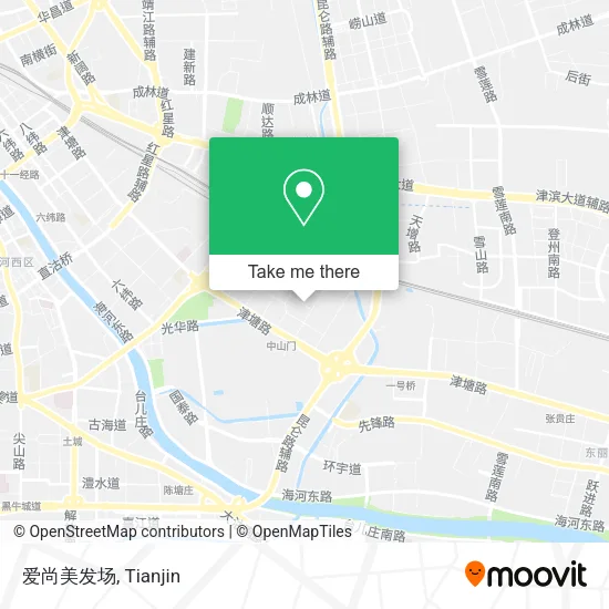 爱尚美发场 map
