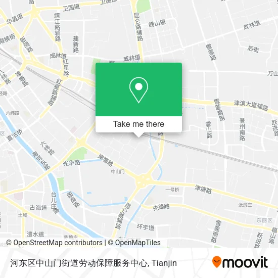 河东区中山门街道劳动保障服务中心 map