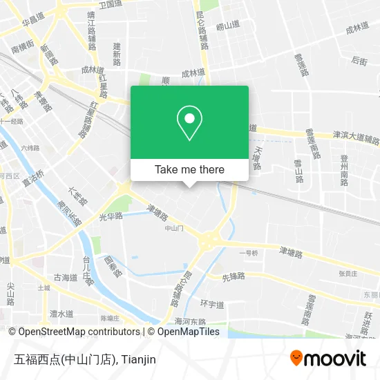 五福西点(中山门店) map