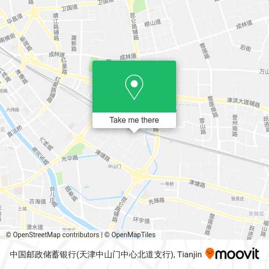 中国邮政储蓄银行(天津中山门中心北道支行) map