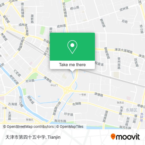 天津市第四十五中学 map