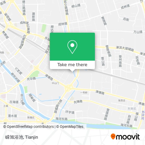 嵘旭浴池 map