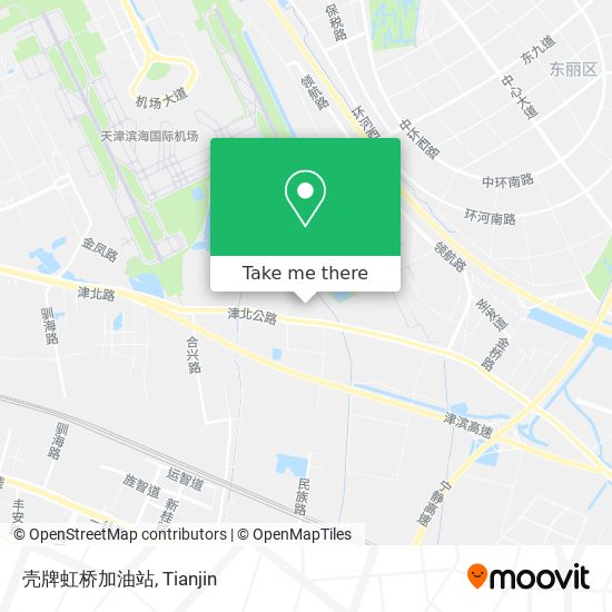 壳牌虹桥加油站 map