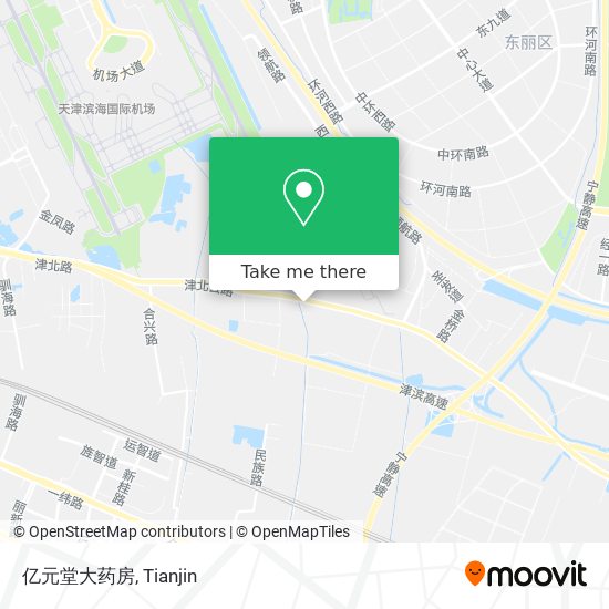 亿元堂大药房 map