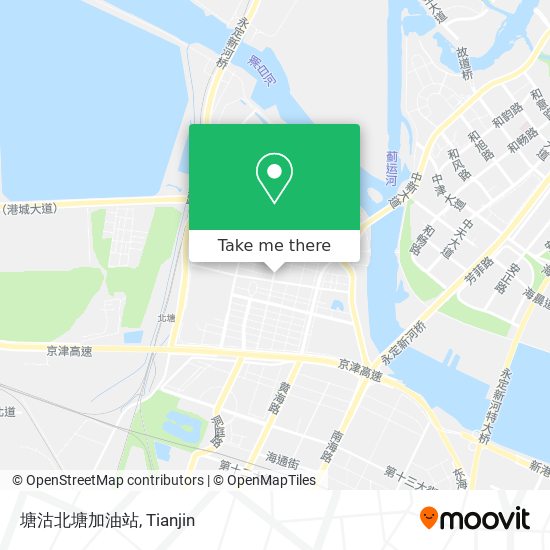 塘沽北塘加油站 map