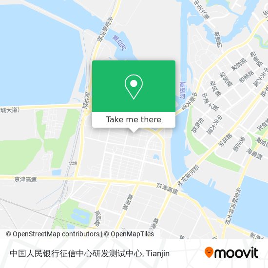 中国人民银行征信中心研发测试中心 map
