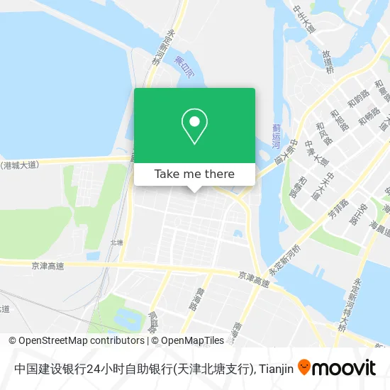 中国建设银行24小时自助银行(天津北塘支行) map