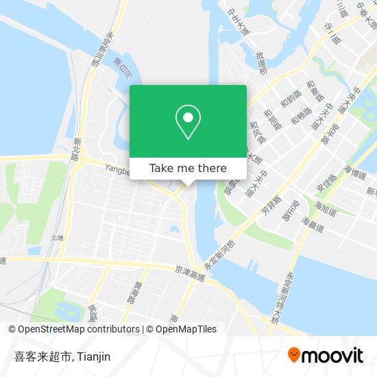 喜客来超市 map