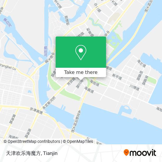 天津欢乐海魔方 map