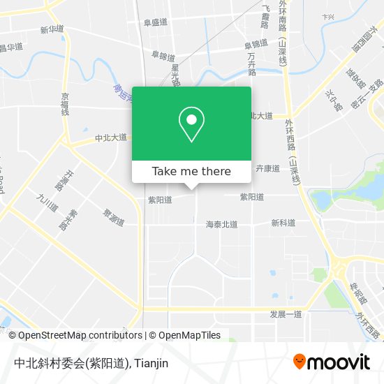 中北斜村委会(紫阳道) map