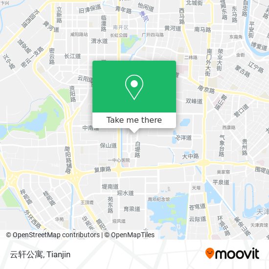 云轩公寓 map