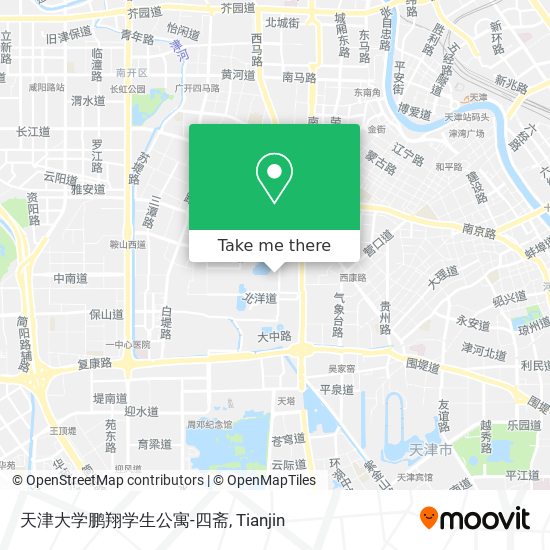 天津大学鹏翔学生公寓-四斋 map