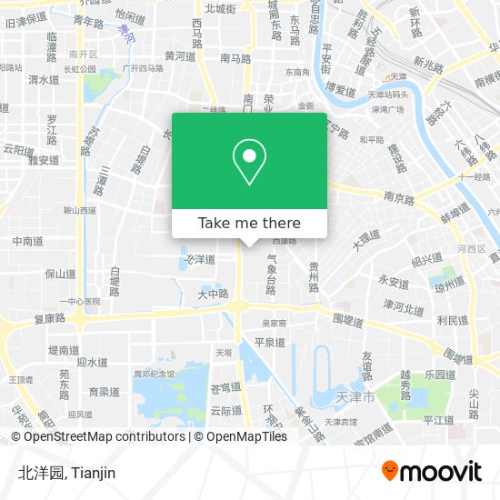 北洋园 map