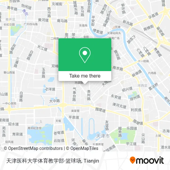 天津医科大学体育教学部-篮球场 map