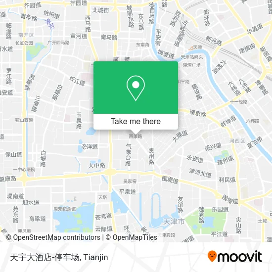天宇大酒店-停车场 map