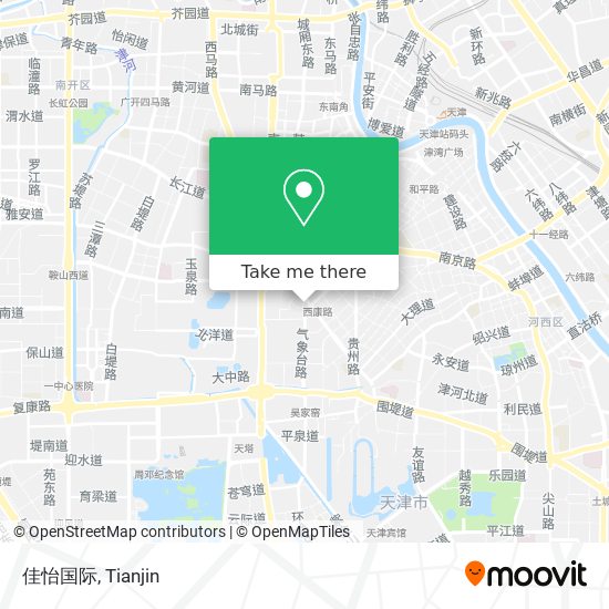 佳怡国际 map