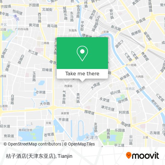 桔子酒店(天津东亚店) map