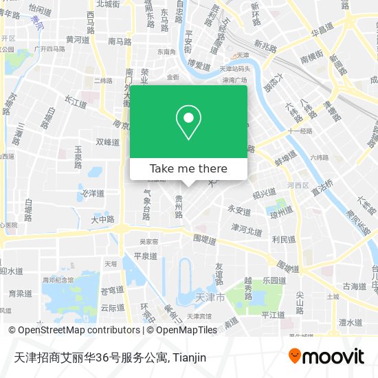 天津招商艾丽华36号服务公寓 map