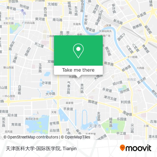天津医科大学-国际医学院 map