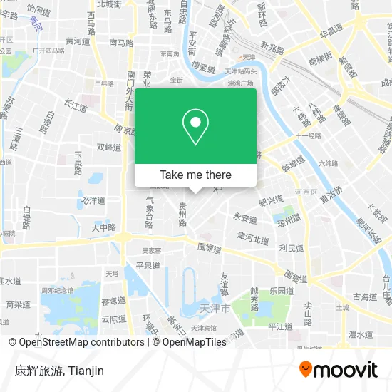 康辉旅游 map