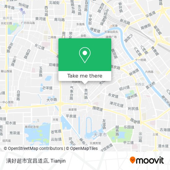 满好超市宜昌道店 map