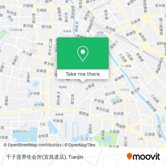 千子莲养生会所(宜昌道店) map