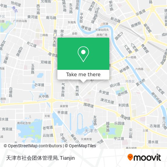 天津市社会团体管理局 map