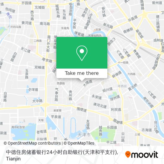 中德住房储蓄银行24小时自助银行(天津和平支行) map