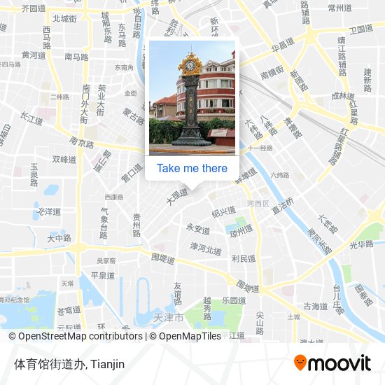 体育馆街道办 map