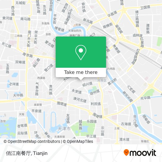 俏江南餐厅 map