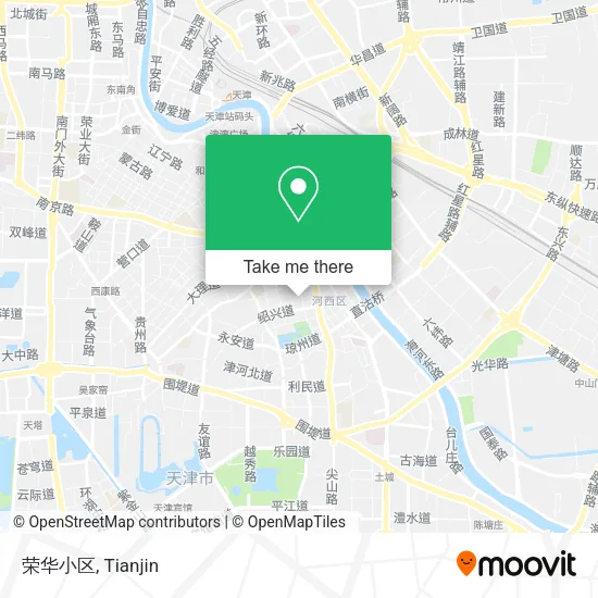 荣华小区 map