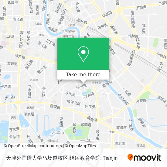 天津外国语大学马场道校区-继续教育学院 map