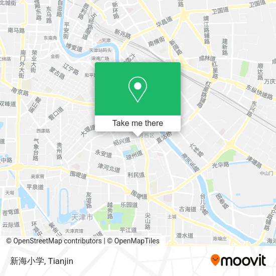 新海小学 map