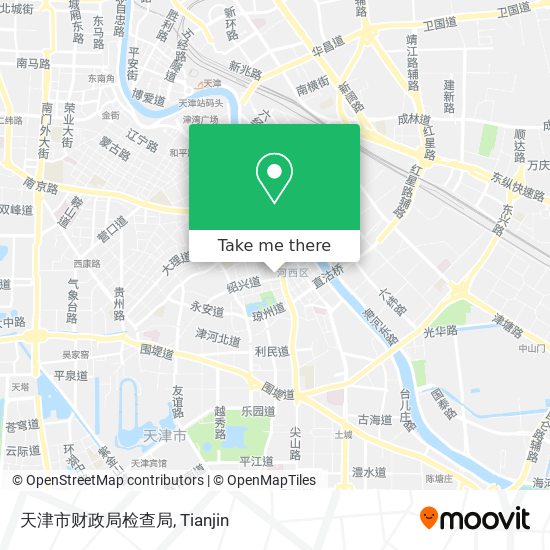 天津市财政局检查局 map