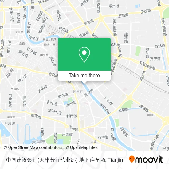 中国建设银行(天津分行营业部)-地下停车场 map