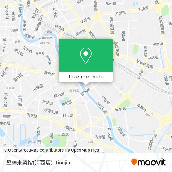 昱德来菜馆(河西店) map