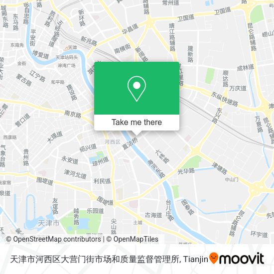 天津市河西区大营门街市场和质量监督管理所 map