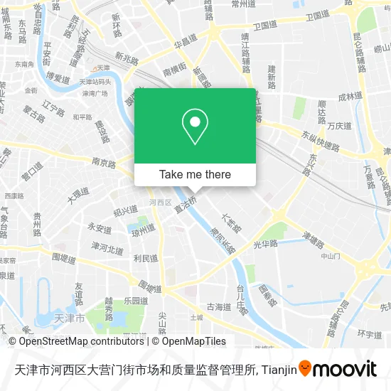 天津市河西区大营门街市场和质量监督管理所 map