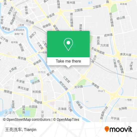 王亮洗车 map