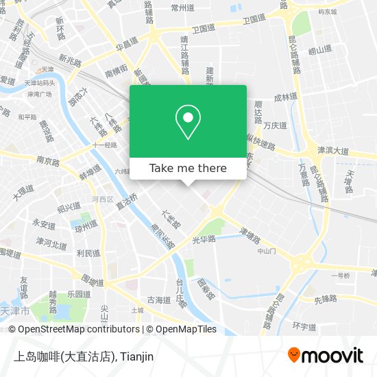 上岛咖啡(大直沽店) map