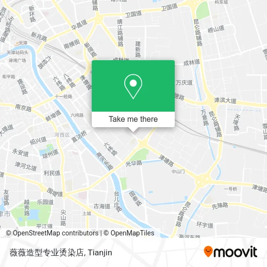 薇薇造型专业烫染店 map