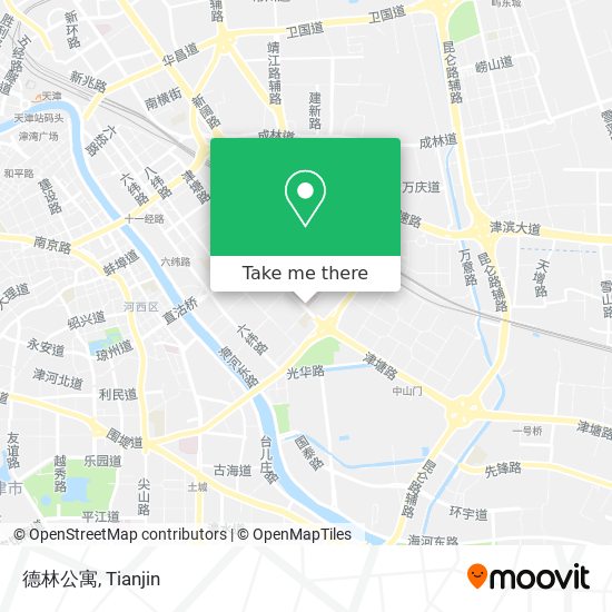 德林公寓 map