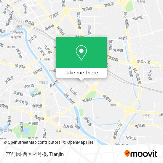 宫前园-西区-4号楼 map
