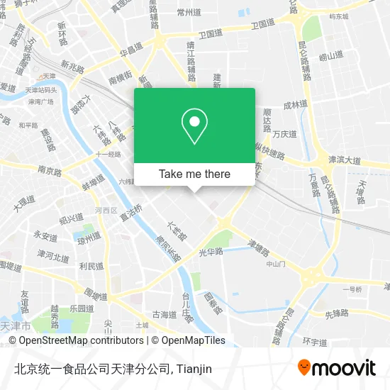 北京统一食品公司天津分公司 map