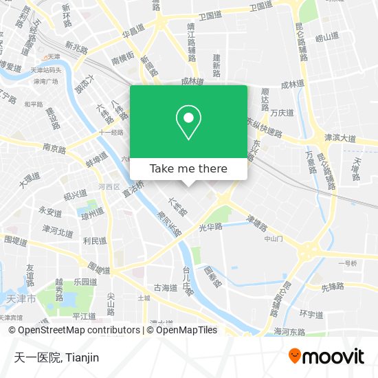 天一医院 map