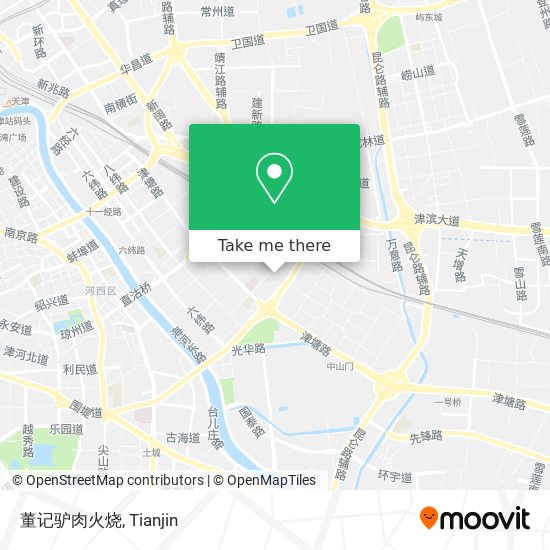 董记驴肉火烧 map