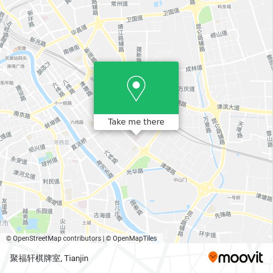 聚福轩棋牌室 map