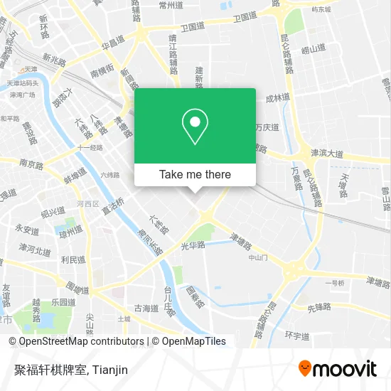 聚福轩棋牌室 map