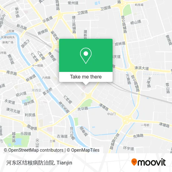 河东区结核病防治院 map