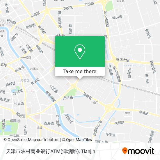 天津市农村商业银行ATM(津塘路) map